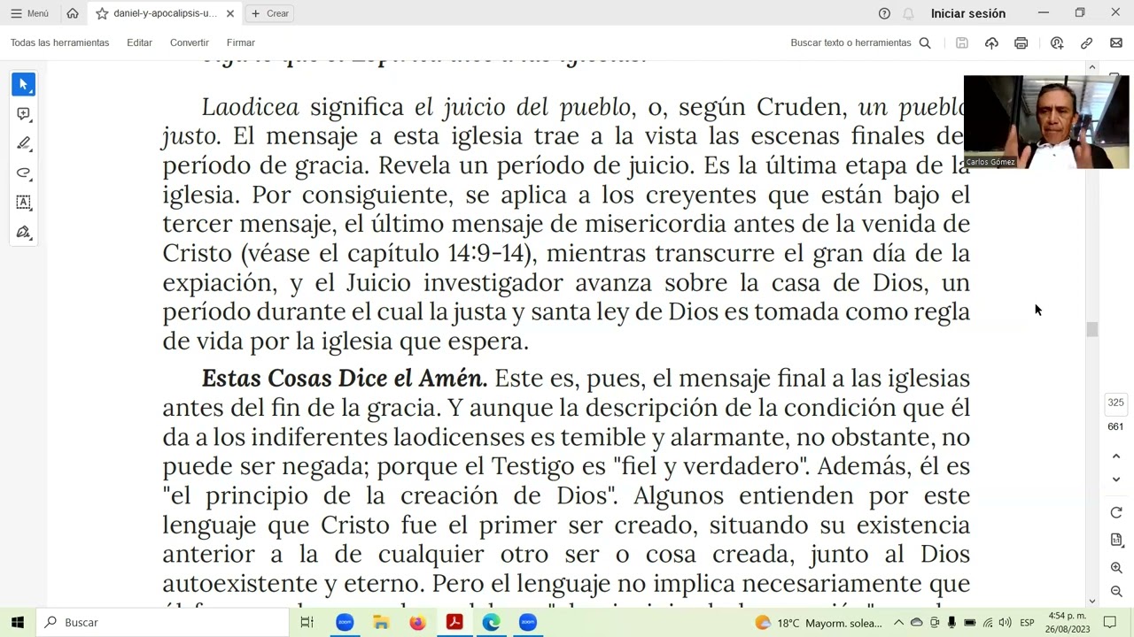 MENSAJE A LAODICEA. PARTE 1.