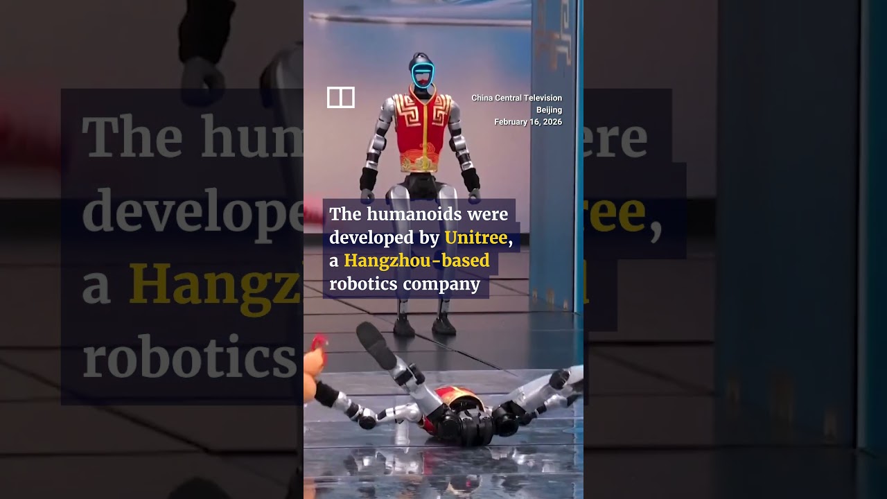 Chinese robots perform kung fu at Spring Festival Gala - YouTube