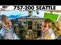 Boeing 757 Full Cockpit Flight Iceland To Seattle 2 Hour Film With Lovely Crew