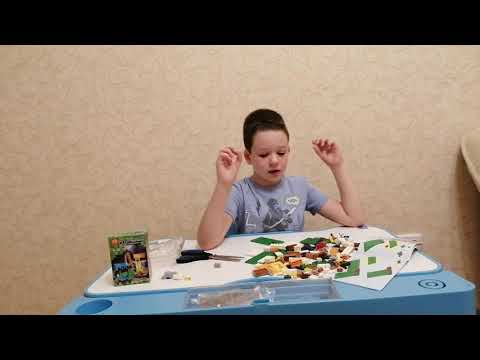 Сборка конструктора MY World, коллекции Майнкрафт. Курятник.