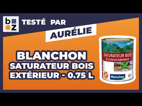 Saturateur bois Environnement Biosourcé pour bois extérieur BLANCHON
