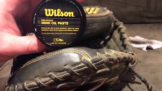 How to condition and maintain a baseball glove
