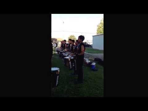 Vanguard Cadets 2014 Drumline in Denair 6/19/14