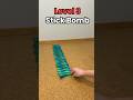 Level 1 through Level 4 Stick Bomb Chain Reaction