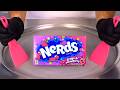 Nerds Candy Grape Strawberry Ice Cream Rolls Satisfying Visual ASMR