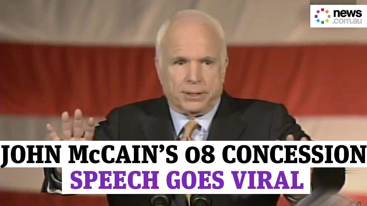 John McCain's humble 2008 concession speech