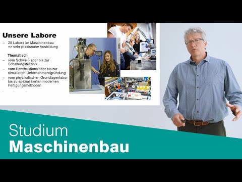 Maschinenbau: Studiengangsvorstellung (Bachelor)