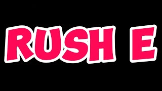 My first attempt at RUSH E | Beat saber