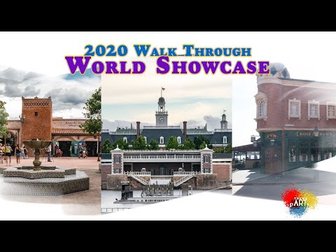 Epcot POV World Showcase Walk Through 2020