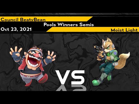 [Smash Ultimate] Hold The Line (Pools Winners Semis) - Council  BeatyBean vs Moist  Light