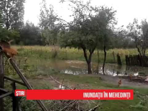 Inundații în Mehedinți