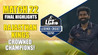 NY Strikers vs Rajasthan Kings