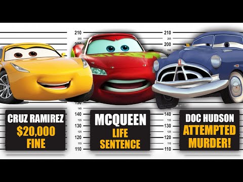 If Disney Cars Characters Where Charged For Their Crimes