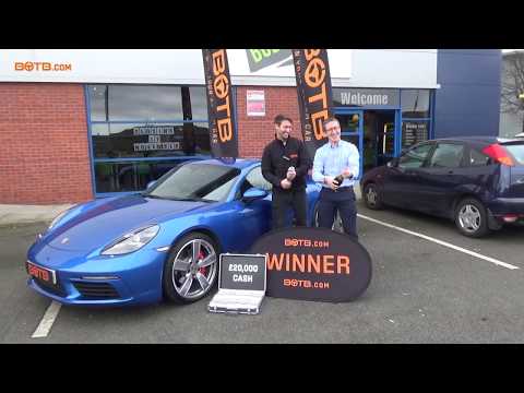 Winner! Week 45 2017 - Chris Bodicoat Porsche 718 Cayman S & £20,000 (Nov 6th - Nov 12th 2017)