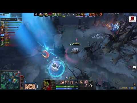 Jerax saves Notail's Tiny with ES kick (MarsTV league)