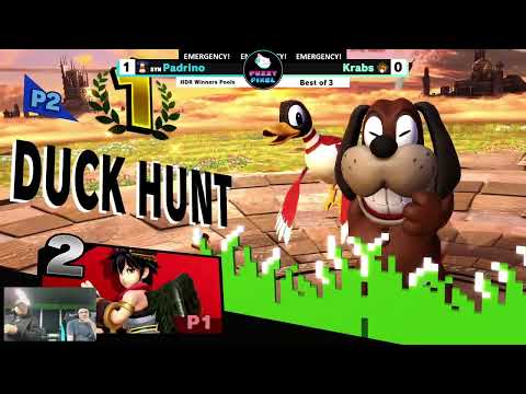 Padrino (Duck Hunt) vs Krabs (Dark Pit) - HDR Winners Pools - Emergency: Run That Back!