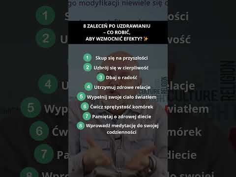 [POPKO Uzdrawianie Ciała i Ducha] 8 sposobów jak wzmocnić efekty uzdrawiania! #uzdrawianie #zdrowie