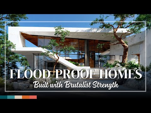 Flood-Resistant Concrete Homes: Brutalist Architecture Designed for Rising Waters