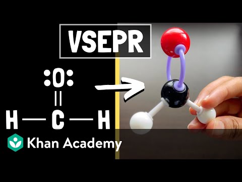 Molecular geometry (VSEPR theory) | Chemistry | Khan Academy