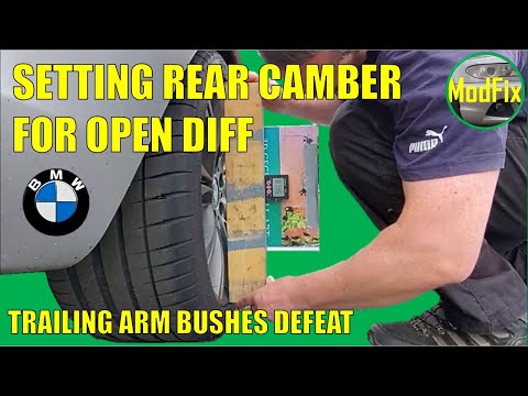 Camber Setup For Rear Wheel Drive Open Diff - BMW E46 330ci Track Car