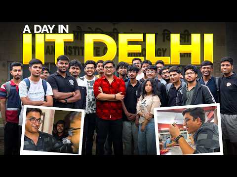 A DAY in IIT Delhi by Sachin Sir😎🔥