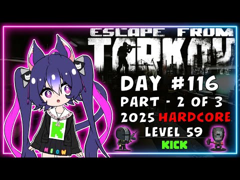 Escape from Tarkov: Level 59 PvP Solo - Nekomimi VTuber - Part 2 of 3 - Day 116 thumbnail