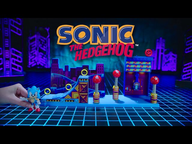 Игровой набор с фигуркой SONIC THE HEDGEHOG - Соник в Студиополисе