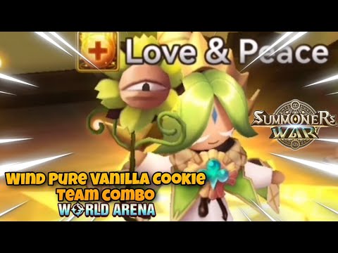 Wind Pure Vanilla Cookie Team Combo in World Arena Ep. 2 - Summoners War