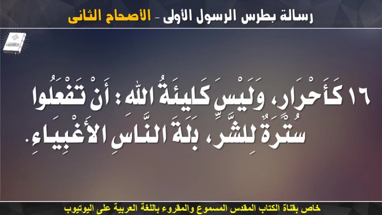 فيديو تفسير الكتاب المقدس | الكتاب المقدس رفيقي