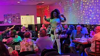 Ieeda Evating Performing Ain't Nobody by Kelly Price at the Gio Fund
