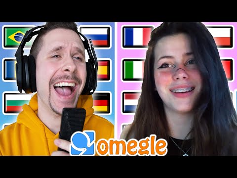 Singing Famous Songs in 10 Different Languages on Omegle