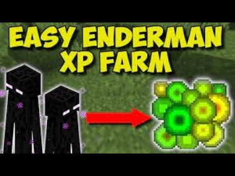 Minecraft Enderman 1 Hit Farm - Super Fast XP
