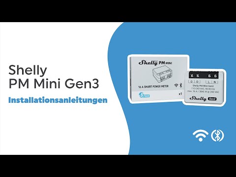 Shelly PM Mini Gen3 - Installationsvideo (DE)