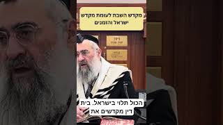 למה לא אומרים בשבת "מקדש ישראל" והשבת כמו בחגים וראשי חודשים? (הרב יצחק ישראלי) - התמונה מוצגת ישירות מתוך אתר האינטרנט יוטיוב. זכויות היוצרים בתמונה שייכות ליוצרה. קישור קרדיט למקור התוכן נמצא בתוך דף הסרטון