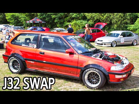 Honda Civic EF J32 Swap Build + Dyno + Street Pulls