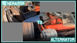 Classic Chevy Generator to Alternator Conversion On a Budget