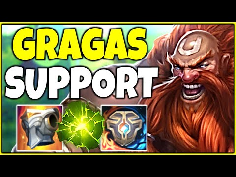 THE NEW BEST OFF META PICK! GRAGAS SUPPORT CARRY! - League of Legends