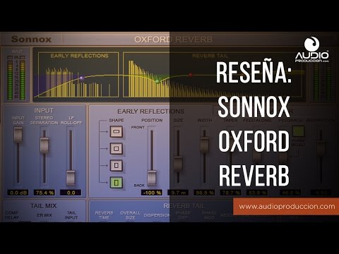 Sonnox Oxford Reverb - Reseña