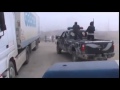 Ирак: муджахиды на трофейных машинах с трофейным оружием, восточная Фаллуджа, 25 ...