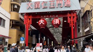 @Osu Kannon Shopping Street. What items can you  purchase & where can you dine?