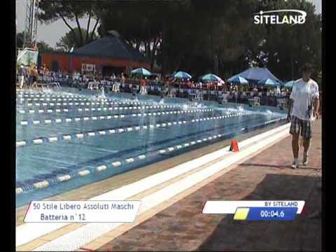 Serie 12 dei 50 Stile Libero  Assoluti Maschi Master - 11 Memorial Andrea Bettiol