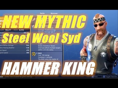 New Mythic Constructor, Steel Wool Syd Video