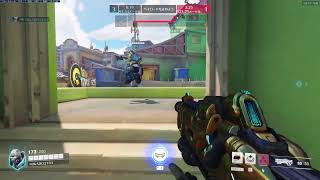 【エイムボット発見】overwatch2で初めてエイムボットに出会ったのでリプレイ見ながら確認