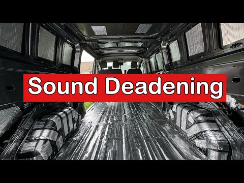 Dodo Mat Sound Deadening install and review. Motorcycle Campervan Conversion.  Part 8