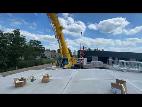 Zirkulärer Wertstoffhof Groot-Ammers (NL) in wenigen Tagen gebaut.