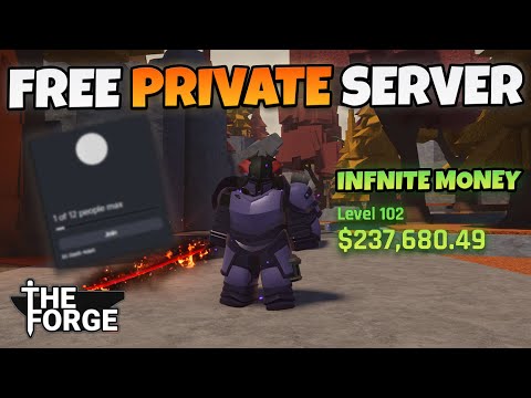How To get Private Servers In The Forge Best Way Farm And INFINITE Get Money | Roblox The Forge