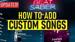 Full Guide To Adding Custom Songs To Beat Saber | Oculus Quest (OUTDATED)