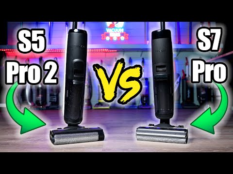 Tineco Floor ONE S5 Pro 2 vs S7 Pro - Wet Dry Vacuum / Mop Combo - Hard Floor Cleaner Battle!