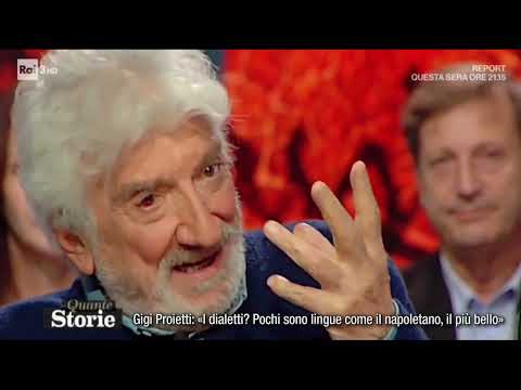 Gigi Proietti, il romanesco e il napoletano