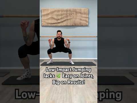 Low-Impact Jumping Jacks 🌿 Easy on Joints, Big on Results!